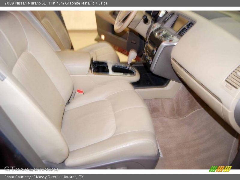 Platinum Graphite Metallic / Beige 2009 Nissan Murano SL