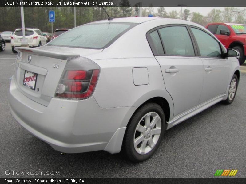 Brilliant Silver Metallic / Charcoal 2011 Nissan Sentra 2.0 SR