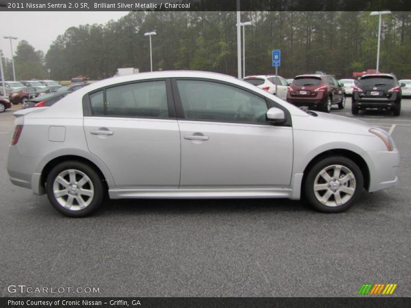 Brilliant Silver Metallic / Charcoal 2011 Nissan Sentra 2.0 SR