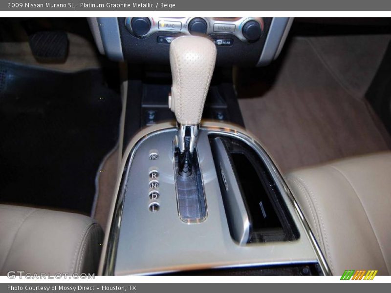 Platinum Graphite Metallic / Beige 2009 Nissan Murano SL