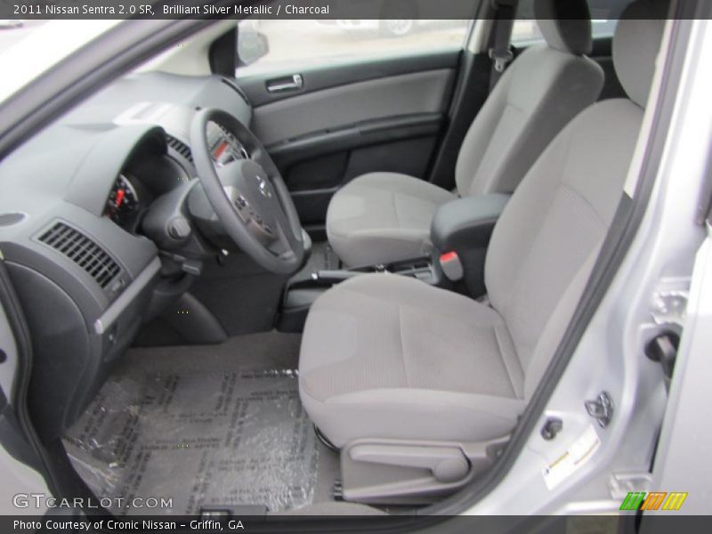 Brilliant Silver Metallic / Charcoal 2011 Nissan Sentra 2.0 SR