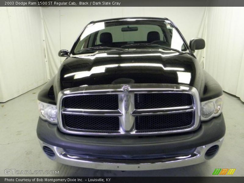Black / Dark Slate Gray 2003 Dodge Ram 1500 ST Regular Cab