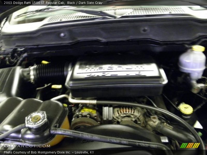 Black / Dark Slate Gray 2003 Dodge Ram 1500 ST Regular Cab