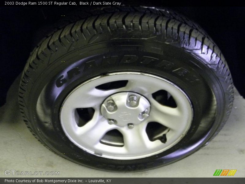 Black / Dark Slate Gray 2003 Dodge Ram 1500 ST Regular Cab