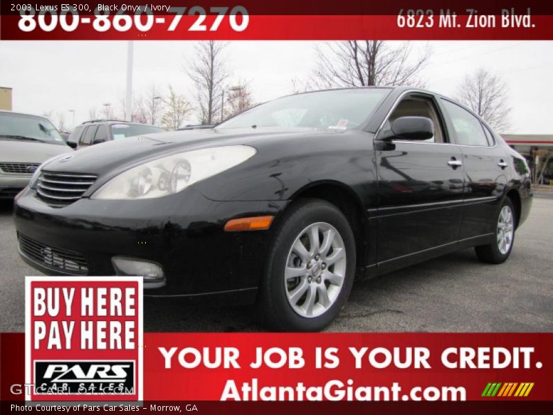 Black Onyx / Ivory 2003 Lexus ES 300