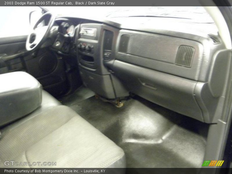 Black / Dark Slate Gray 2003 Dodge Ram 1500 ST Regular Cab