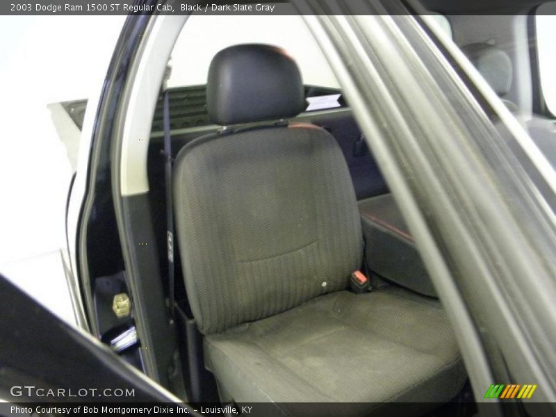Black / Dark Slate Gray 2003 Dodge Ram 1500 ST Regular Cab