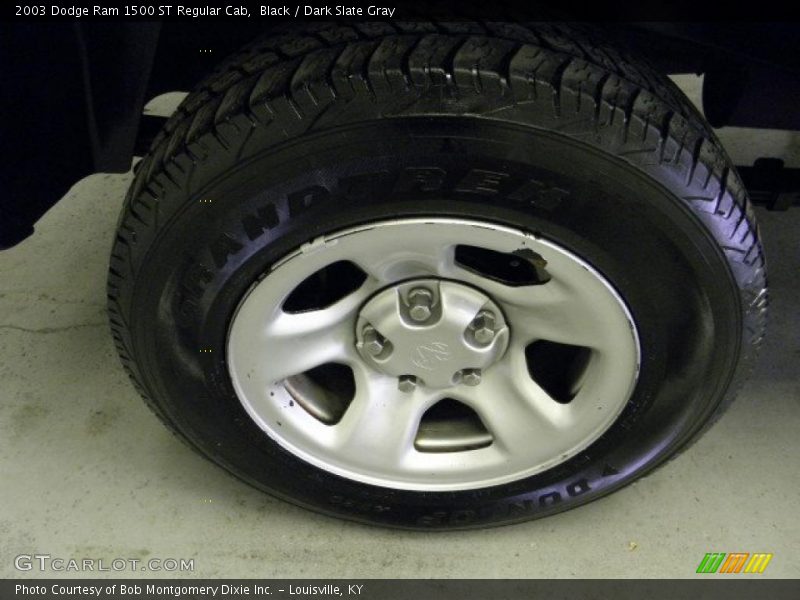 Black / Dark Slate Gray 2003 Dodge Ram 1500 ST Regular Cab