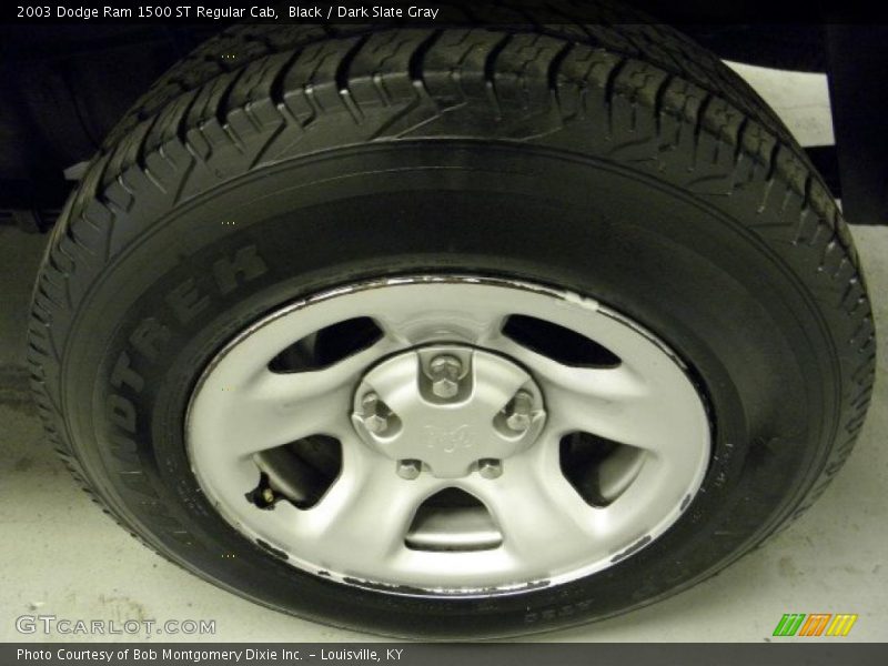 Black / Dark Slate Gray 2003 Dodge Ram 1500 ST Regular Cab