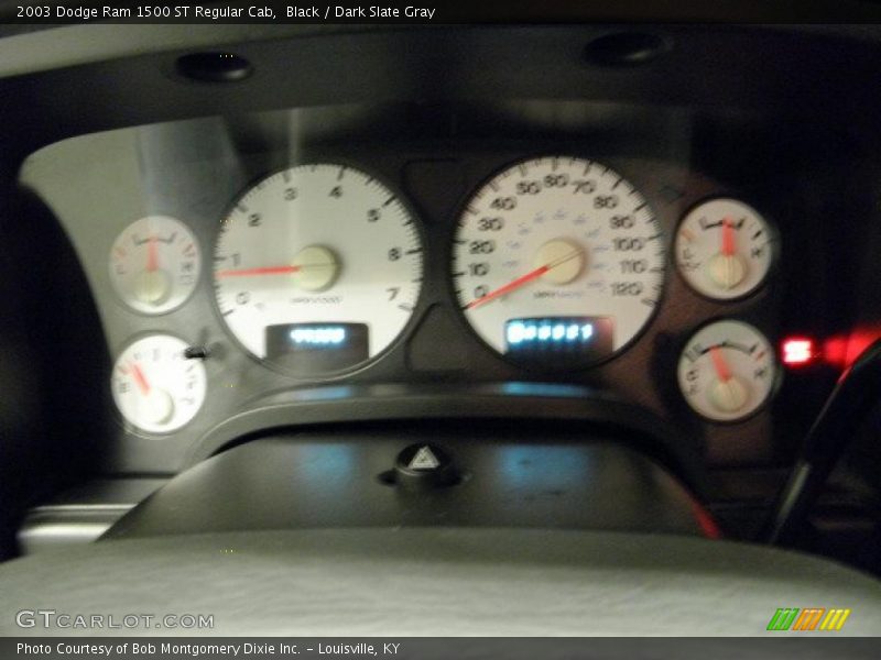 Black / Dark Slate Gray 2003 Dodge Ram 1500 ST Regular Cab