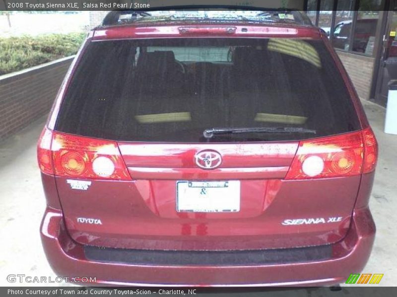 Salsa Red Pearl / Stone 2008 Toyota Sienna XLE