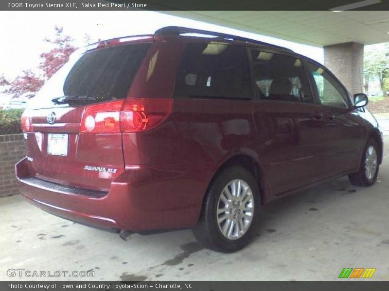 Salsa Red Pearl / Stone 2008 Toyota Sienna XLE