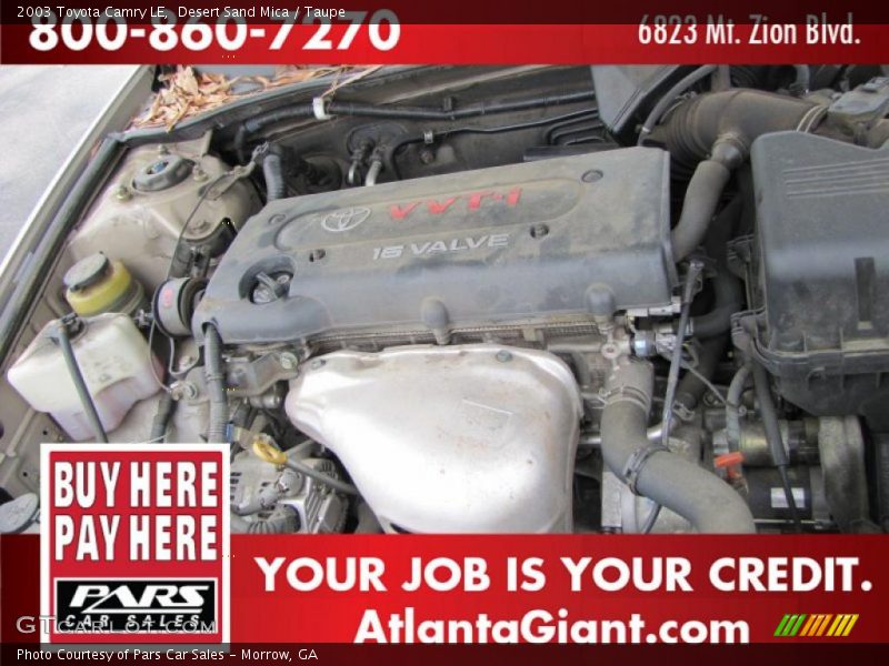 Desert Sand Mica / Taupe 2003 Toyota Camry LE