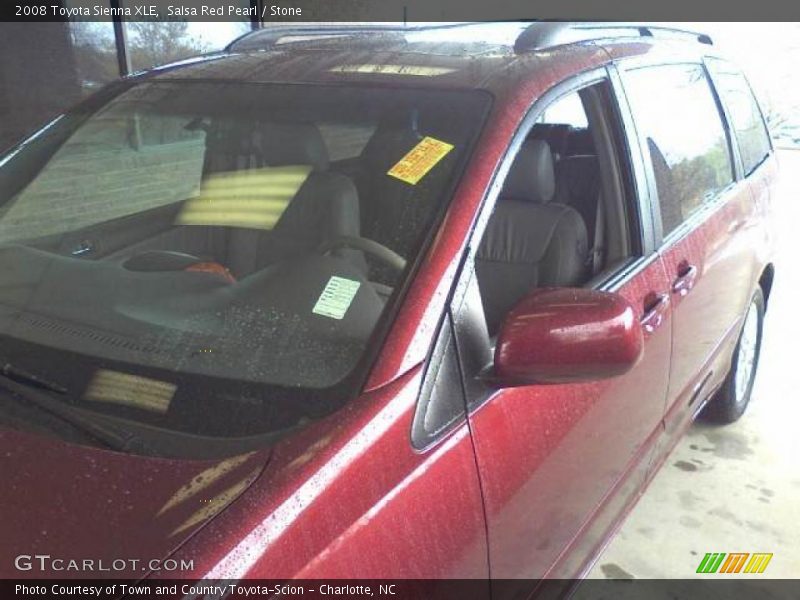 Salsa Red Pearl / Stone 2008 Toyota Sienna XLE