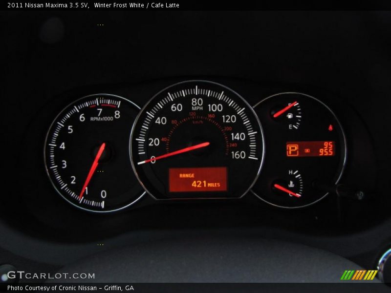 Winter Frost White / Cafe Latte 2011 Nissan Maxima 3.5 SV