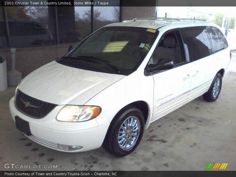 Stone White / Taupe 2001 Chrysler Town & Country Limited