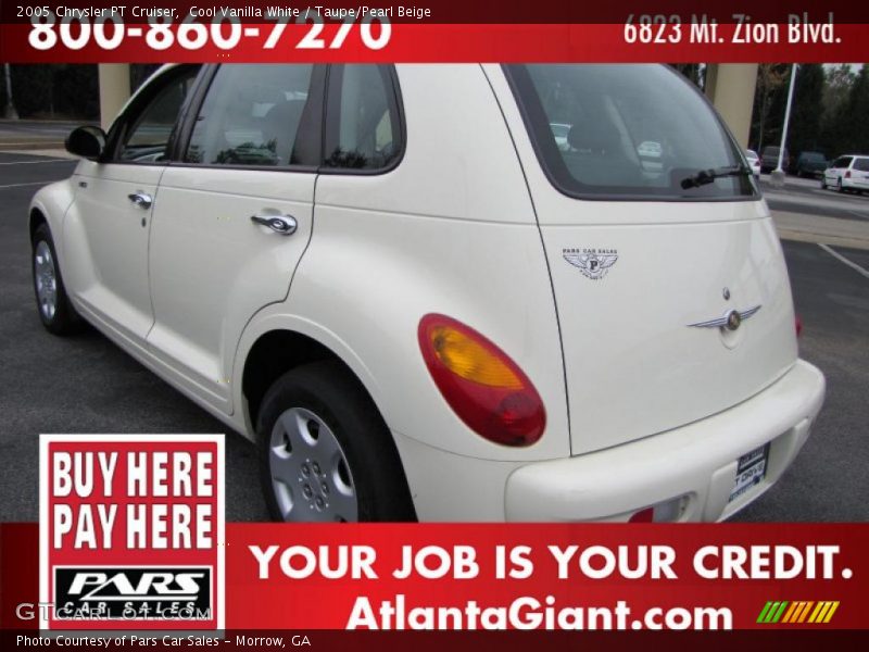 Cool Vanilla White / Taupe/Pearl Beige 2005 Chrysler PT Cruiser