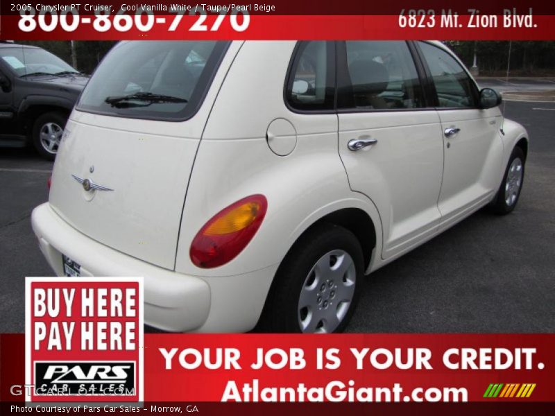 Cool Vanilla White / Taupe/Pearl Beige 2005 Chrysler PT Cruiser