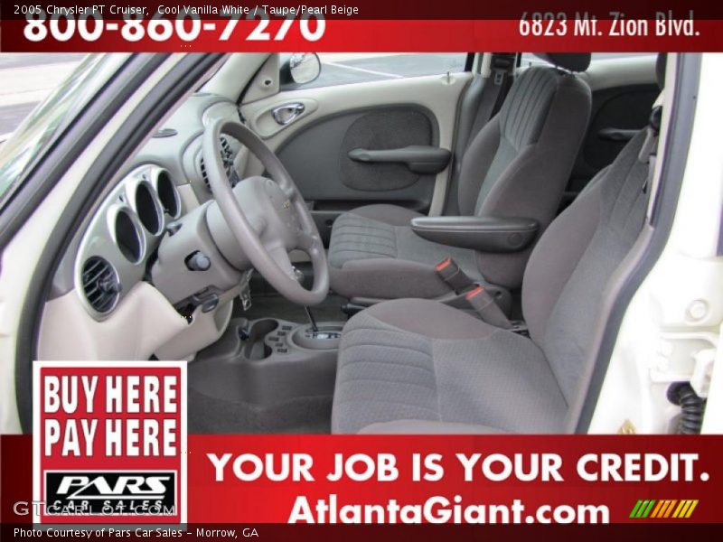 Cool Vanilla White / Taupe/Pearl Beige 2005 Chrysler PT Cruiser