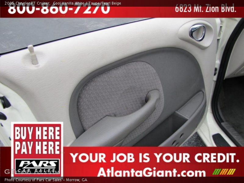 Cool Vanilla White / Taupe/Pearl Beige 2005 Chrysler PT Cruiser