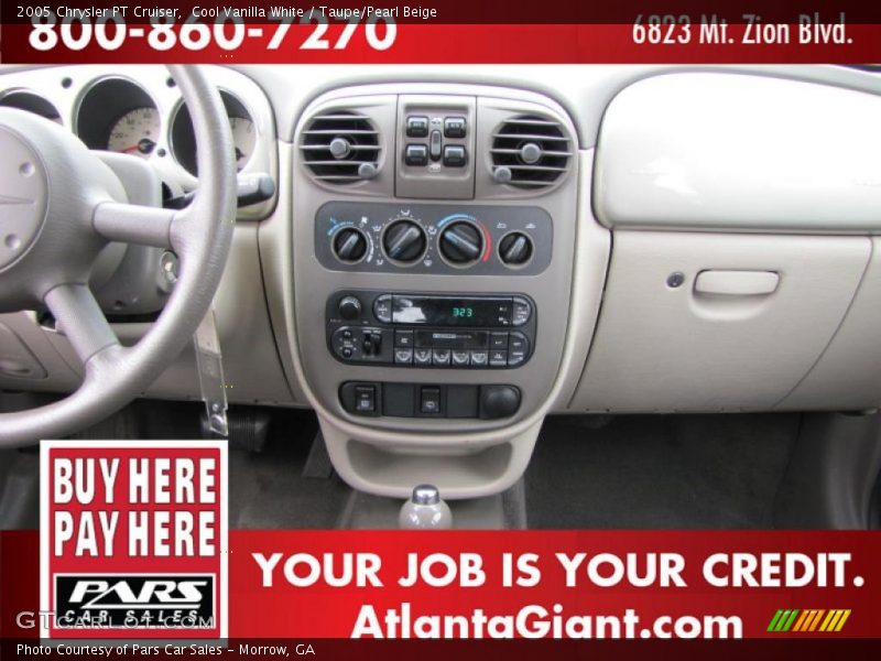 Cool Vanilla White / Taupe/Pearl Beige 2005 Chrysler PT Cruiser