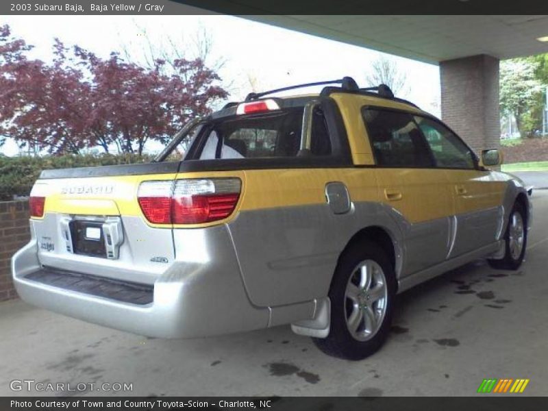 Baja Yellow / Gray 2003 Subaru Baja