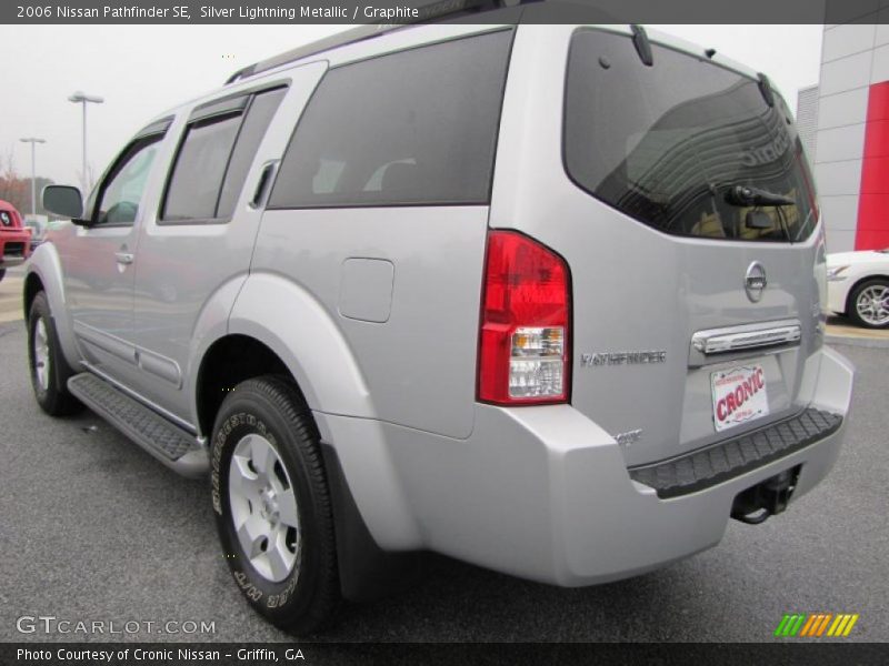 Silver Lightning Metallic / Graphite 2006 Nissan Pathfinder SE