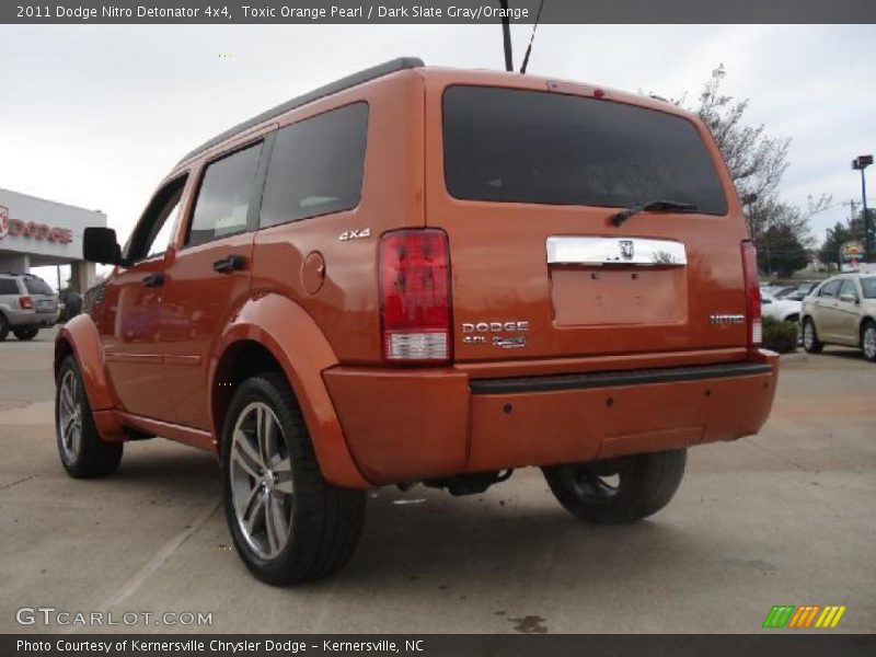  2011 Nitro Detonator 4x4 Toxic Orange Pearl