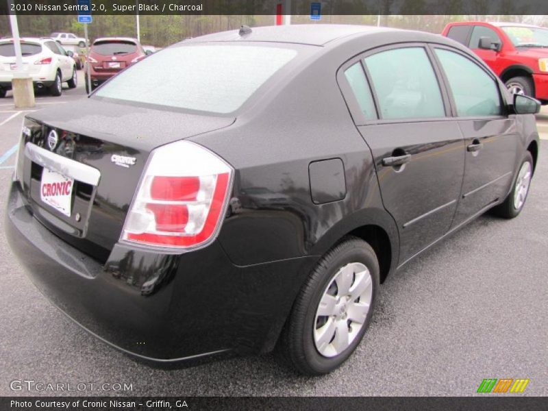 Super Black / Charcoal 2010 Nissan Sentra 2.0