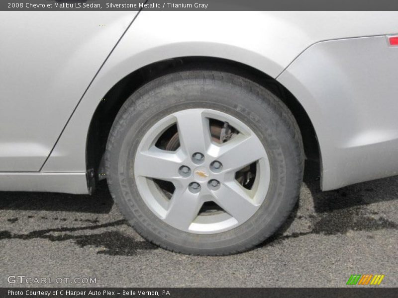 Silverstone Metallic / Titanium Gray 2008 Chevrolet Malibu LS Sedan