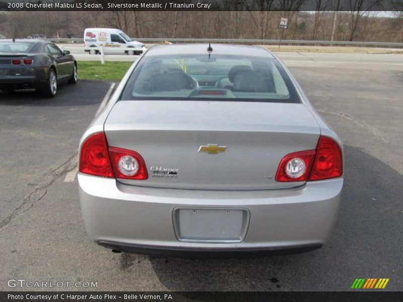 Silverstone Metallic / Titanium Gray 2008 Chevrolet Malibu LS Sedan