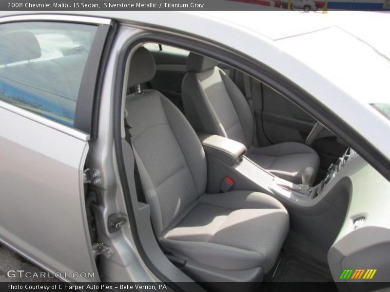 Silverstone Metallic / Titanium Gray 2008 Chevrolet Malibu LS Sedan