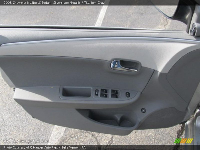 Silverstone Metallic / Titanium Gray 2008 Chevrolet Malibu LS Sedan
