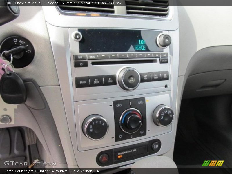 Silverstone Metallic / Titanium Gray 2008 Chevrolet Malibu LS Sedan