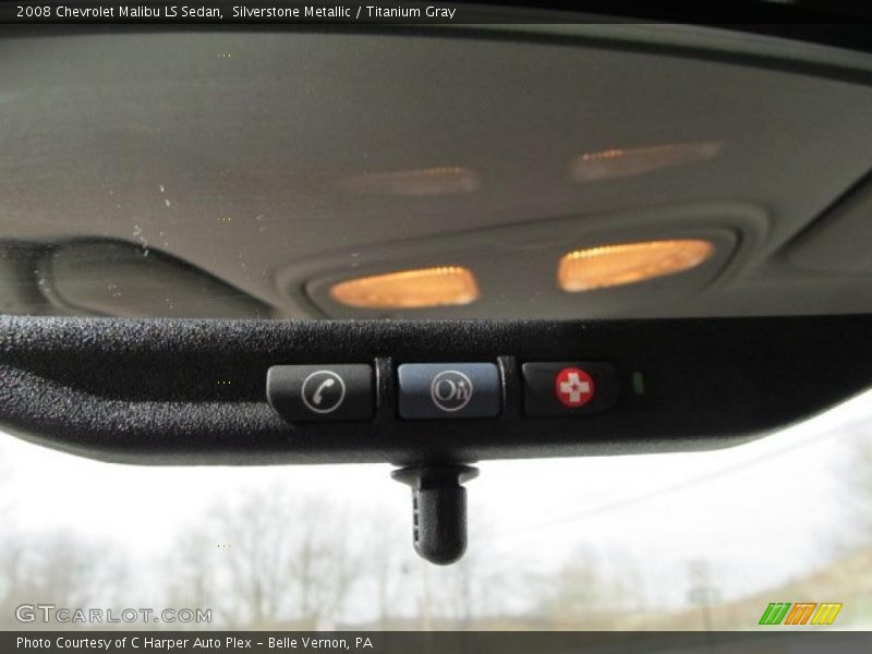 Silverstone Metallic / Titanium Gray 2008 Chevrolet Malibu LS Sedan