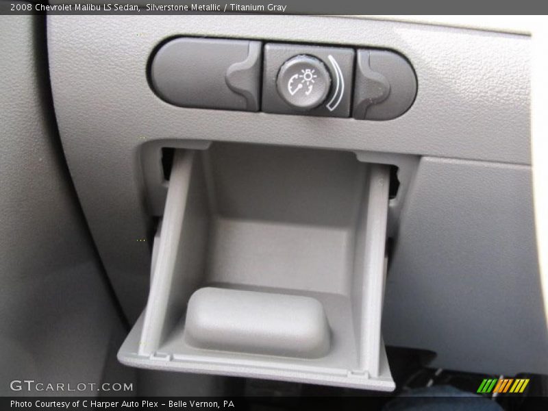 Silverstone Metallic / Titanium Gray 2008 Chevrolet Malibu LS Sedan