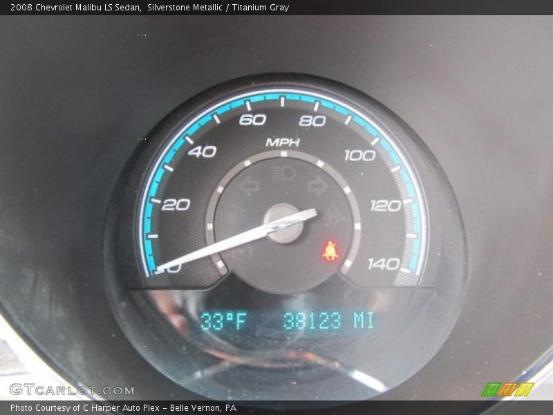 Silverstone Metallic / Titanium Gray 2008 Chevrolet Malibu LS Sedan