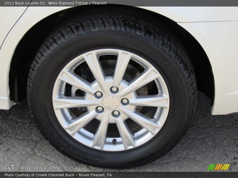 White Diamond TriCoat / Titanium 2011 Buick Lucerne CX