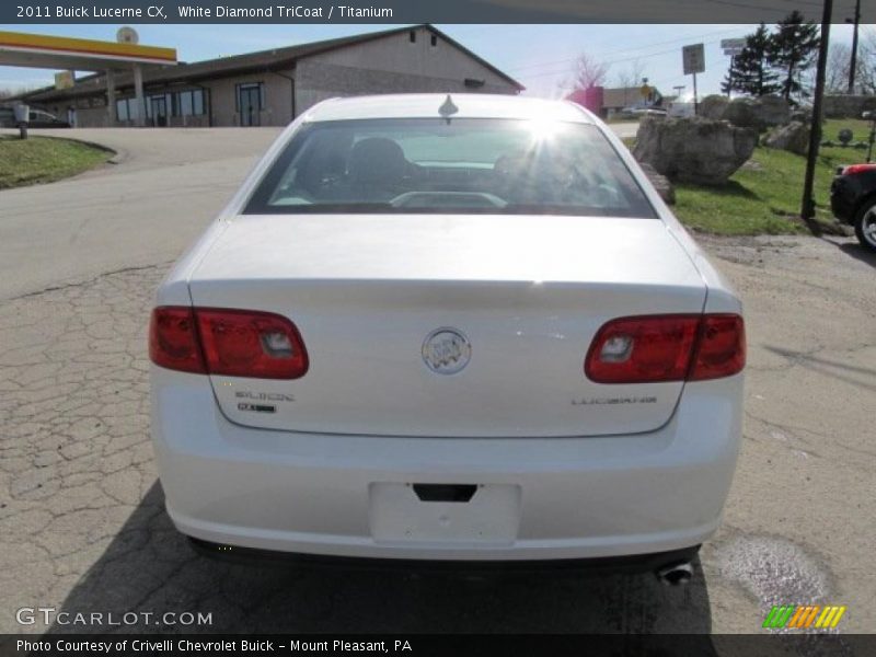 White Diamond TriCoat / Titanium 2011 Buick Lucerne CX