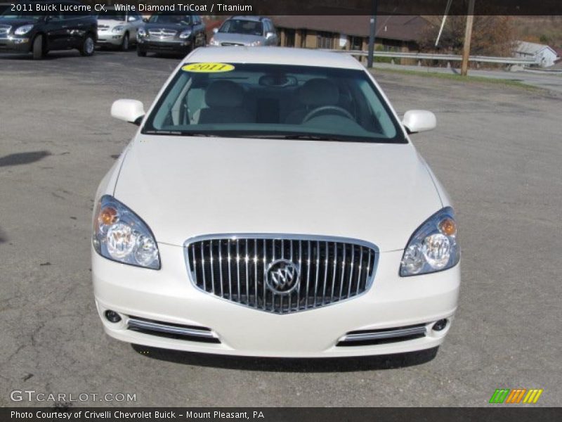 White Diamond TriCoat / Titanium 2011 Buick Lucerne CX