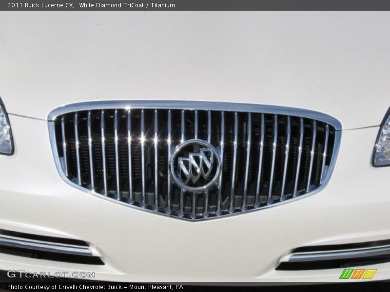 White Diamond TriCoat / Titanium 2011 Buick Lucerne CX
