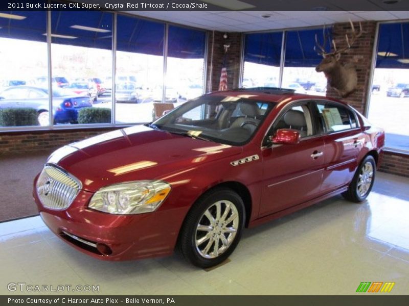 Crystal Red Tintcoat / Cocoa/Shale 2011 Buick Lucerne CXL Super