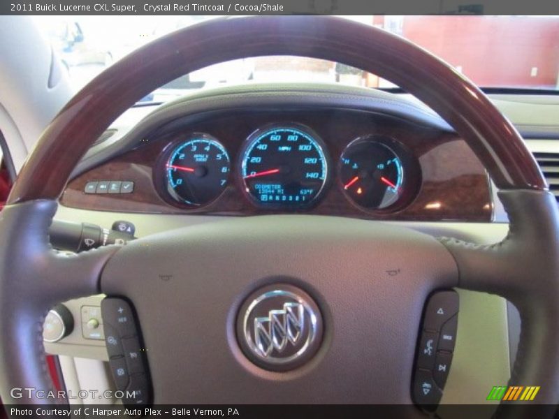 Crystal Red Tintcoat / Cocoa/Shale 2011 Buick Lucerne CXL Super
