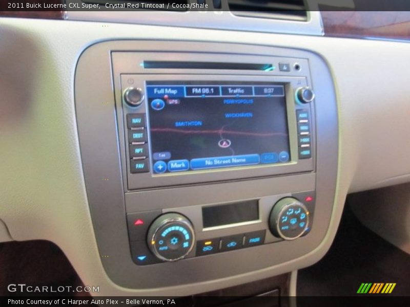 Navigation of 2011 Lucerne CXL Super