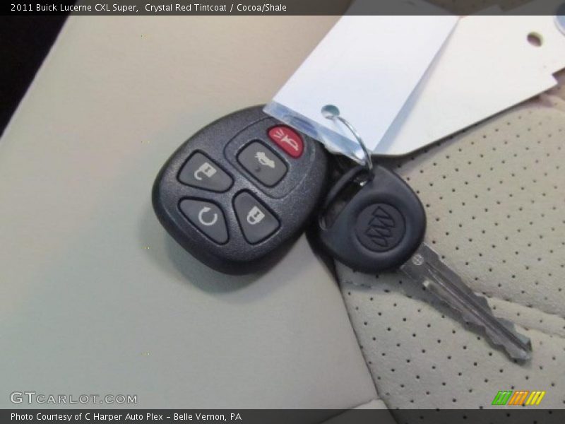 Crystal Red Tintcoat / Cocoa/Shale 2011 Buick Lucerne CXL Super