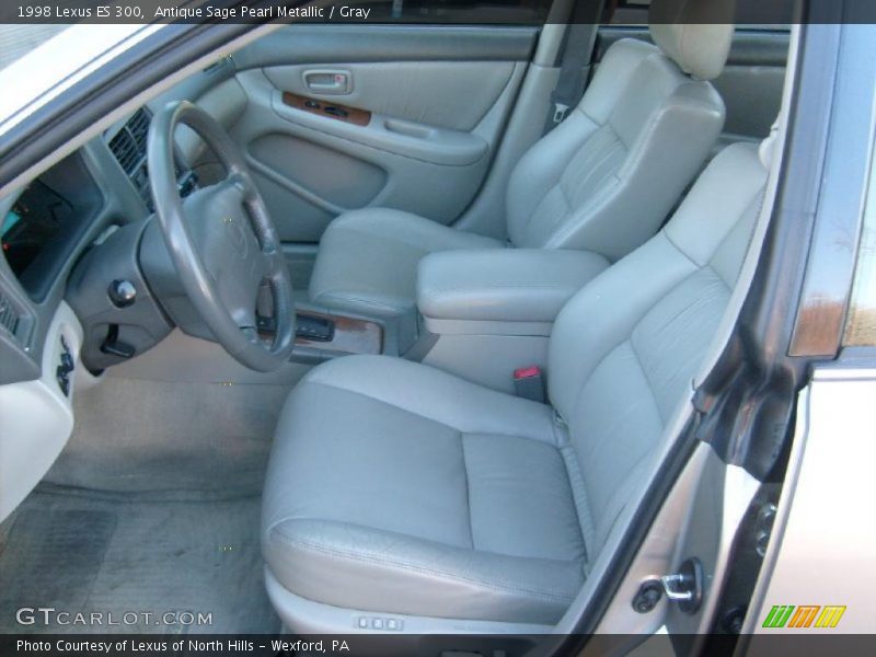 Antique Sage Pearl Metallic / Gray 1998 Lexus ES 300