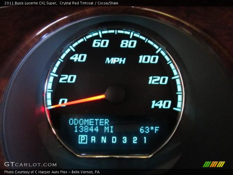 Crystal Red Tintcoat / Cocoa/Shale 2011 Buick Lucerne CXL Super