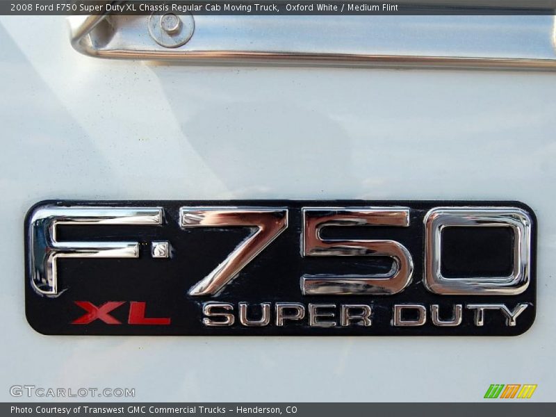  2008 F750 Super Duty XL Chassis Regular Cab Moving Truck Logo