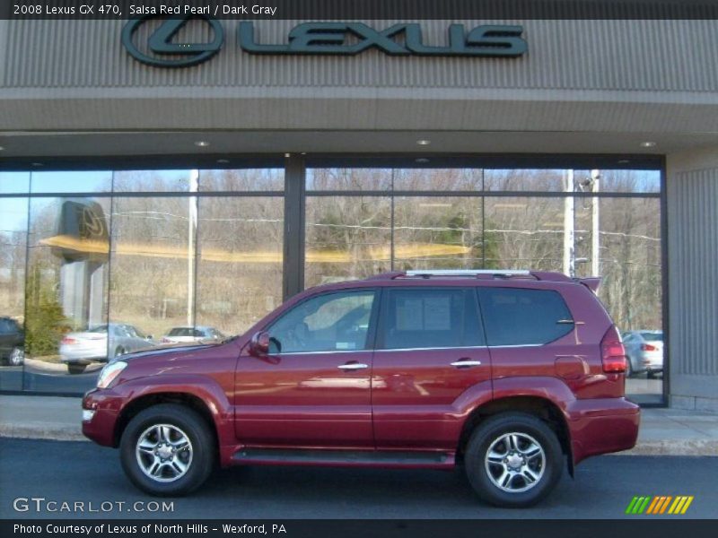 Salsa Red Pearl / Dark Gray 2008 Lexus GX 470