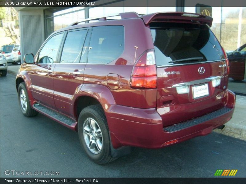 Salsa Red Pearl / Dark Gray 2008 Lexus GX 470